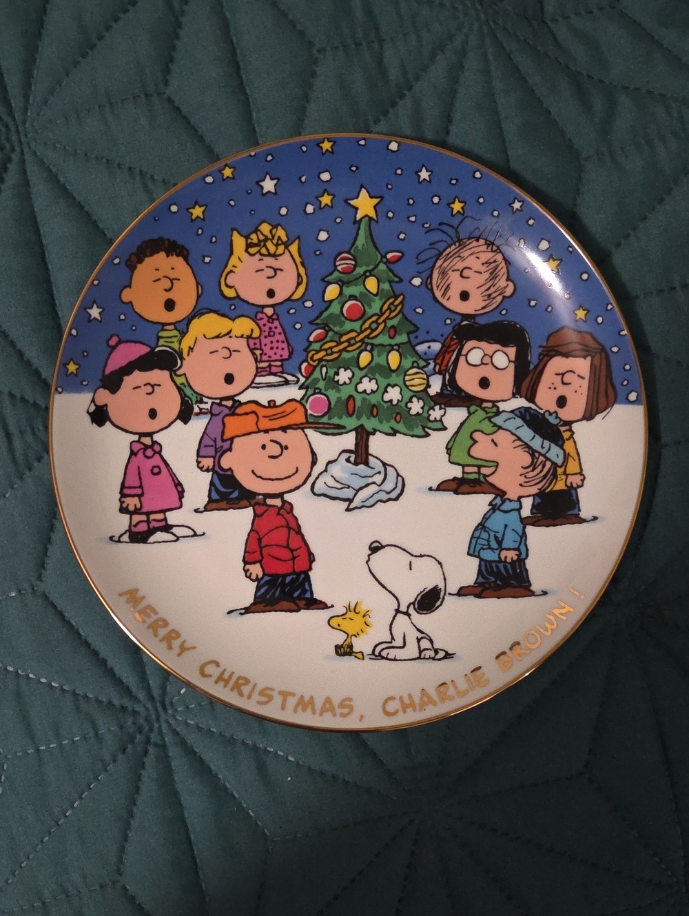 Danbury Mint 'Merry Christmas, Charlie Brown!' Collectible Plate